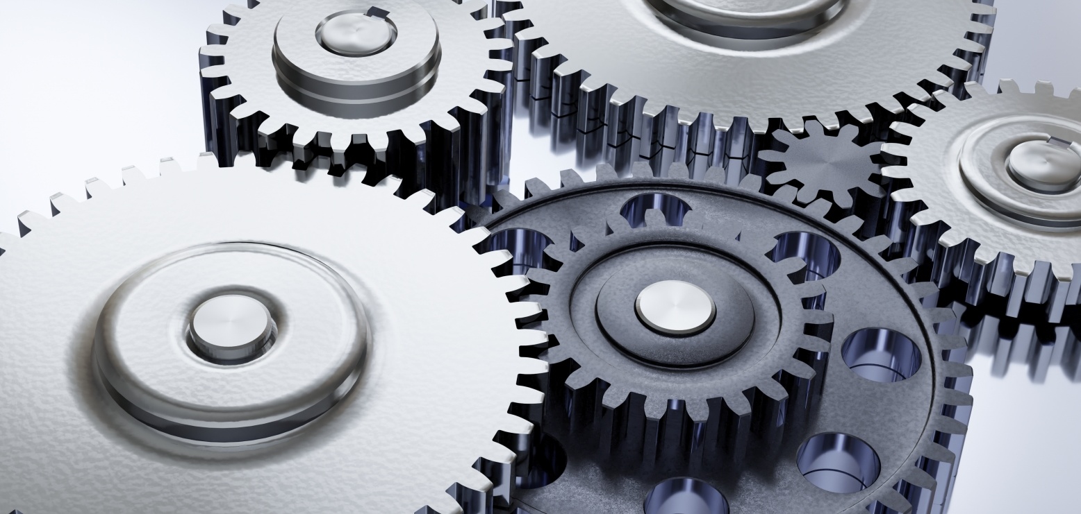 機械用ギア部に使用する高耐摩耗タイプのM-MODグリスをイメージした歯車画像