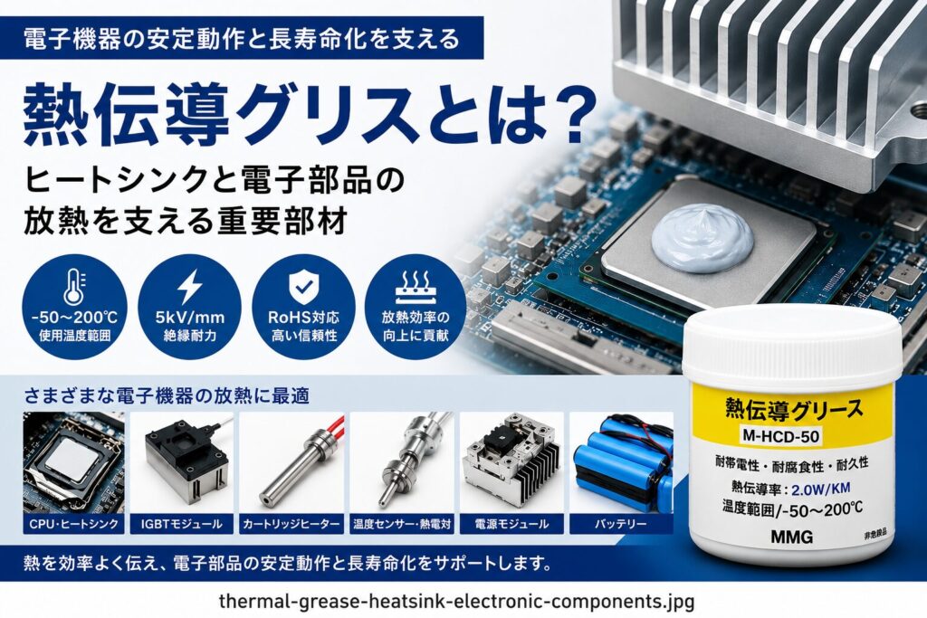 グリスの塗りすぎによる製品汚染や動作不良のイメージ。エジェクタピンやスライドコアの適正塗布量を解説